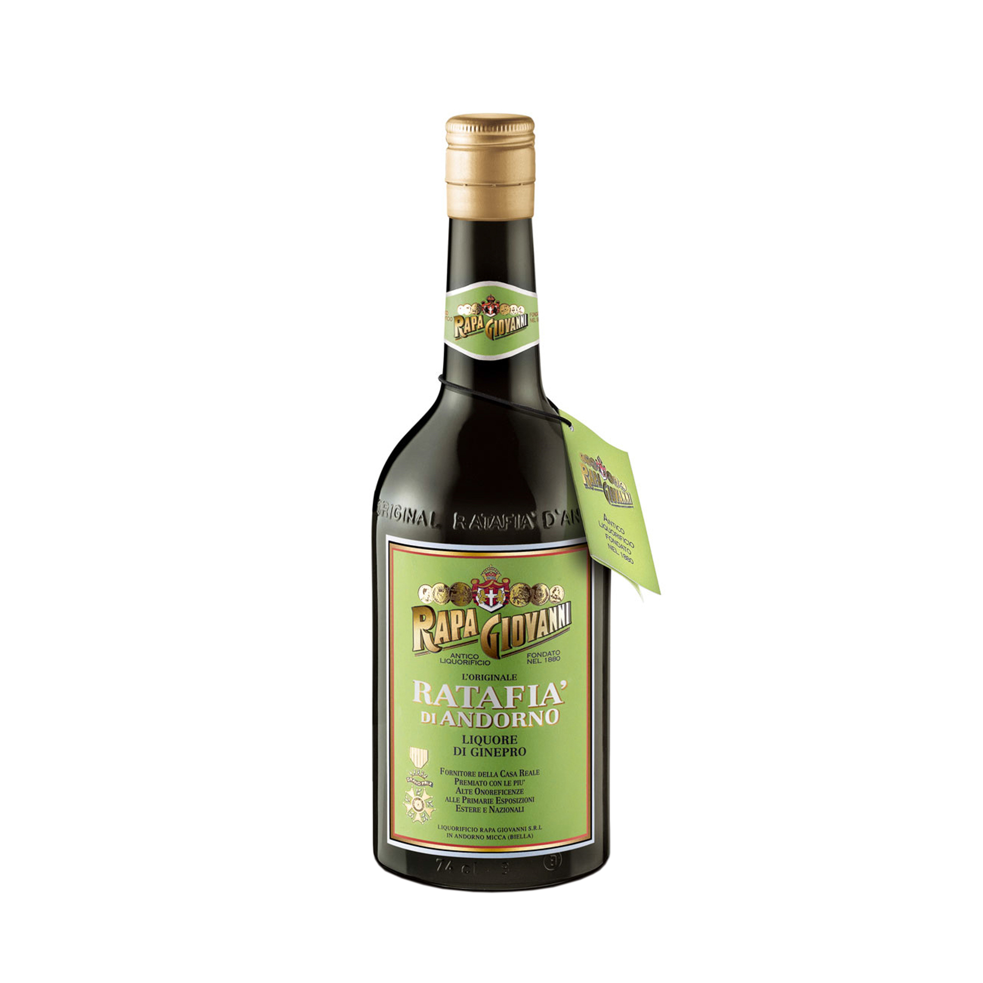 Ratafià di Andorno al ginepro Liquorificio Rapa Giovanni