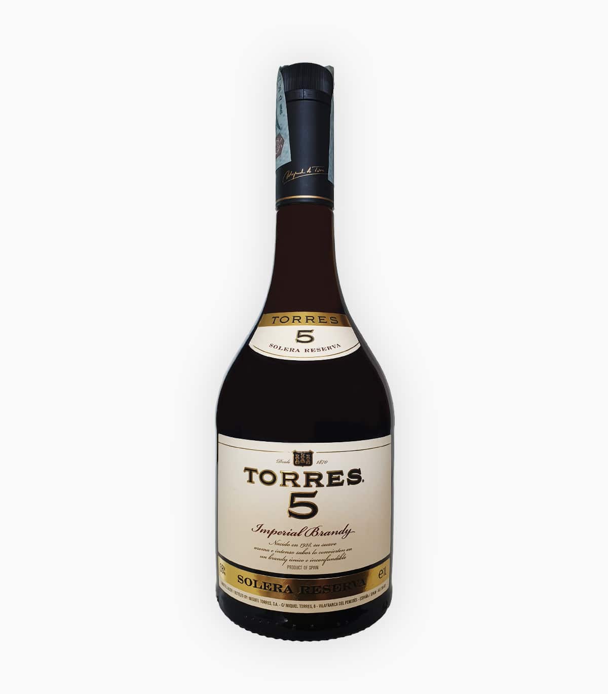 TORRES BRANDY  RESERVA 5 SOLERA