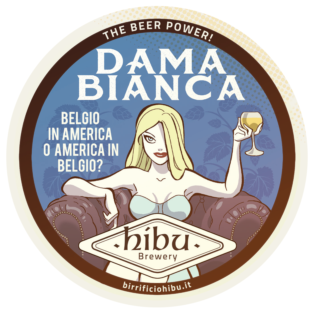 DAMA BIANCA  WHITE IPA Az. BirrificioHibu 0.33lt